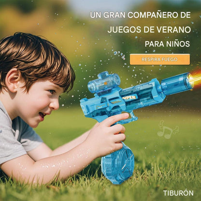 Pistola lanza agua con tracer RGB